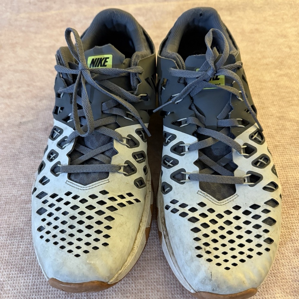 Nike Mens Train Speed 4 843937-005 Gray Gum Running‎ Shoes Sneakers Size 12